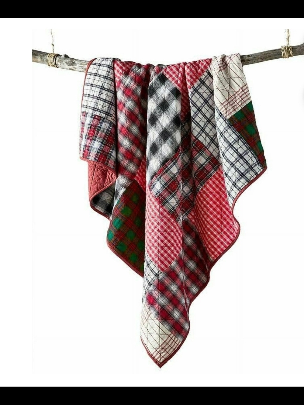 Martha Stewart Parchwork Quilted Throw